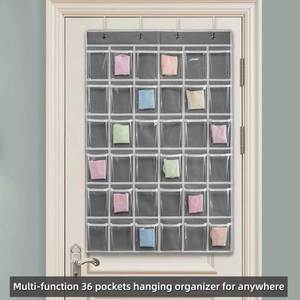 Organizador de Bolsillos para Teléfonos Celulares con 36 Compartimentos de PVC para el Aula, con Ganchos, Ideal para Guardar Teléfonos Móviles Durante Exámenes - Product Image 2