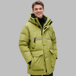 Doudoune de Running Extérieure en Duvet Homme, Veste à Capuche Zippée pour Affaires, Blouson de Motard Personnalisé, Manteau, Veste de <span class=keywords><strong>Ski</strong></span> Softshell - Product Image 3