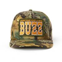 Casquette de baseball camouflage 5 panneaux, casquette snapback réglable, casquette de baseball personnalisée avec patch brodé