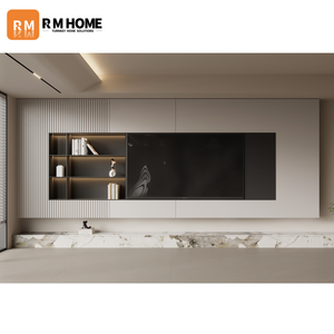 Nouvelle Meuble TV Mural <span class=keywords><strong>Morgan</strong></span> Classic en Bois Luxe Moderne Écologique Salon Hôtel Chambre à Coucher Salle à Manger - Product Image 2