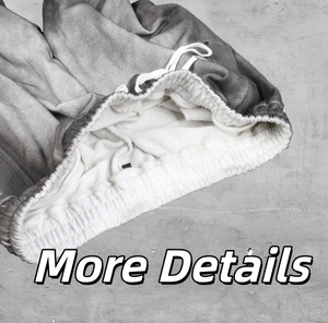 OEM fabricante personalizado doble cintura cordón bordado 100% algodón ecológico transpirable deportes Pantalones rectos de los hombres - Product Image 5