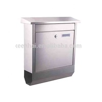 Boîte aux lettres autoportante en acier inoxydable sur mesure, boîtes aux lettres américaines, boîte de livraison de colis, application de boîte aux lettres pour immeuble d'appartements, États-Unis