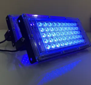 드라마 공연 및 파티 무대 조명을위한 LED 바이올렛 램프 395nm 자외선 투광 조명 블랙 라이트