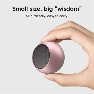 Haut-parleur portable avec fente pour carte, design métallique, basses puissantes, portée >10M, utilisation en extérieur, taille mini, son mono - Product Image 4