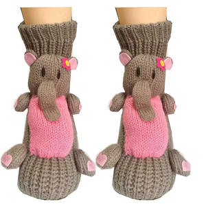 Femme Femme Femme Femme Fille Nouveauté Animal Hibou Éléphant Licorne Full Body 3D Intérieur Sol Salon Antidérapant Maison Chaussons Chaussettes - Product Image 5