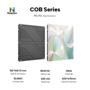 หน้าจอวิดีโอวอลล์แบบมินิพิทช์ HD ขนาด <span class=keywords><strong>0.93</strong></span> นิ้ว P1.25 นิ้ว P1.56 นิ้ว P1.87 นิ้ว  จอแสดงผล LED แบบ COB สำหรับการรวมวิดีโอวอลล์ในศูนย์บัญชาการ - Product Image 1