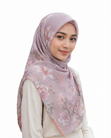 Écharpe carrée en polyester sergé imprimé de luxe pour adulte, motif estival, 70x70cm, en satin