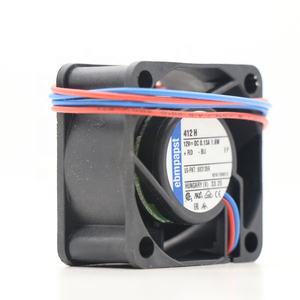 Ventiladores de refrigeración axiales miniatura ebmpapst 12V DC 1.6W 4cm 40x40x20mm 4020 13.5CFM 8100RPM con cable, rodamiento de manguito y para inversor 412H - Product Image 6