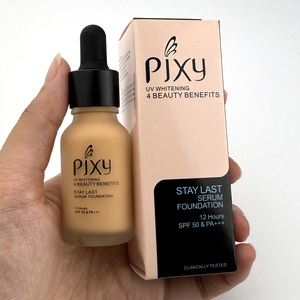 Fond de Teint Liquide en Gouttes PIXY Fini Mat Haute Couvrance et Longue Tenue en 3 Couleurs pour Maquillage du Visage Vente en Gros en Stock - Product Image 3