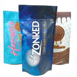 Low Price Wholesale Child Proof Mylar <strong>Bags</strong> Design Smell Proof Hash <strong>Bag</strong> Food Packaging Pouch Resealable <strong>Bags</strong> - Product Image 4