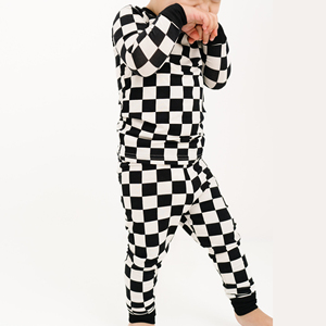 Vente en gros de <span class=keywords><strong>pyjamas</strong></span> en bambou à carreaux OEM & ODM personnalisés pour enfants <span class=keywords><strong>Pyjamas</strong></span> pour tout-petits <span class=keywords><strong>Pyjamas</strong></span> en bambou pour enfants <span class=keywords><strong>Pyjamas</strong></span> en bambou pour bébés filles et garçons - Product Image 5