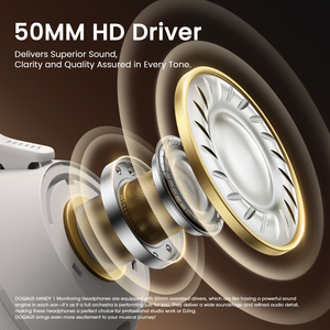 Auriculares con cable <span class=keywords><strong>DOQAUS</strong></span> Handy 1 supraaurales con micrófono desmontable para monitoreo de estudio - Product Image 3
