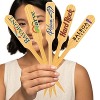JIAHUI Houten Paddle Spiesjes met Aangepast Logo, Wegwerp Cocktailprikkers in Bamboe Stijl voor Feesten en Catering