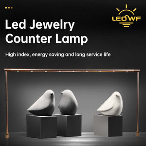 Rotary Super Slim DC24V/12V Türtyp Linear licht Silber Schwarz <span class=keywords><strong>LED</strong></span> Vitrinen leuchte für Schmuck uhr Museums schrank - Product Image 2