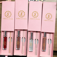 Kit Lèvres 2-en-1 Marque Blanche : Crayon Contour des Lèvres Longue Tenue & Gloss Ultra Hydratant – Imperméable, Végan, Non Testé sur les Animaux