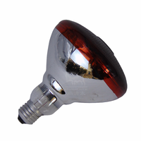 Nouvelle Lampe Chauffante Infrarouge Étanche en Plastique SHANGQINGTAI 100W/150W/200W/250W Rouge à Points pour Élevage, Ampoule de Couvaison pour Animaux de Compagnie