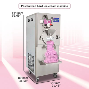 Machine à glace et gelato en acier inoxydable, neuve, avec pasteurisateur de lait automatique - Product Image 6