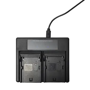 Universal camera battery charger dual fast charger adapter usb for sony battery charger