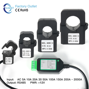 AC 20A 30A 50A 100A 200A 400A Uitgang 4-20mA 5V <span class=keywords><strong>3</strong></span>.3V Klem CT Transformator Gesplitste Kern Stroomtransducer Open <span class=keywords><strong>Type</strong></span> Stroomsensor - Product Image 5