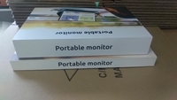 Moniteur à écran tactile sans fil portable de 13.3 pouces 4K 3840x2160 120Hz avec boîtier d'interface USB pour PS4