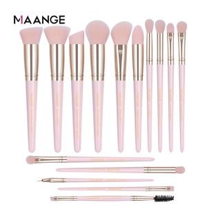 MAANGE nouvel arrivage Lot de 15 pinceaux de maquillage à la mode pinceaux de maquillage professionnels avec logo personnalisé - Product Image 4