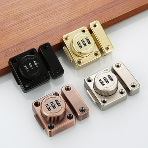 Furniture <b>Lock</b> Combination Drawer <b>Cabinet</b> Bolt <b>Lock</b> Zinc Alloy Modern Style Easy Installation Commercial Use - Product Image 2