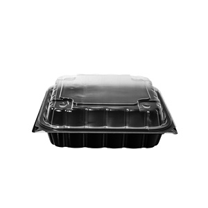 8x8x3 1000ml <strong>square</strong> Microwave Safe Clamshell Disposable Lunch Box Microwavable <strong>Plastic</strong> PP Food to Go Takeaway <strong>Container</strong> - Product Image 5