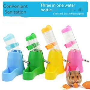 Juego de comida de animales pequeños ardilla holandesa azúcar hámster conejo conejillo de indias <span class=keywords><strong>bebedero</strong></span> hervidor de vidrio 125 ML 4 colores <span class=keywords><strong>bebedero</strong></span> para mascotas - Product Image 3