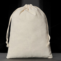 Pochette en coton biologique avec cordon de serrage, logo personnalisé, sac d'emballage pour bijoux et cadeaux, sacs écologiques pour cadeaux de fête