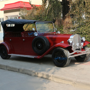 Stylish <b>Red</b> Vintage Classic Electric Retro Car Classic Retro Silhouette Comfortable & Eco-Friendly Custom Vehicle - Product Image 6