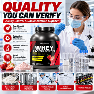 <span class=keywords><strong>Proteine</strong></span> del Siero di Latte in Polvere all'Ingrosso Gusto Fragola <span class=keywords><strong>per</strong></span> Atleti 1kg 2.2 Lbs Supporto <span class=keywords><strong>per</strong></span> lo Sviluppo Muscolare GMP - Product Image 5