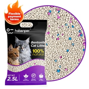 Échantillons Gratuits Prix Usine Litière pour Chat à Fort Pouvoir Agglomérant Faible Poussière Vente en Gros Litière pour Chat en Bentonite - Product Image 1
