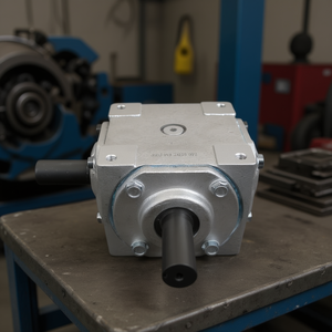 Caja de Engranajes Cónicos de Ángulo Recto, 40 Hp, Relación 1:1, Eje con Chavetero, Modelo D0100HAWXDU, Nueva - Product Image 2