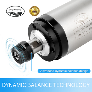 Low Noise 2.2KW ER20 Water Cooled CNC Spindle Motor 110V/220V/380V CE Standard With VFD Kit For CNC Router <b>Engraving</b> <b>Machine</b> - Product Image 5