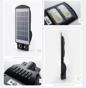 ไฟถนนโซลาร์เซลล์ LED สำหรับภายนอกอาคาร 30W 60W 90W 120W พร้อมแผงโมโนซิลิคอน ตัวเรือน ABS มาตรฐาน IP65 สำหรับใช้งานบนถนน - Product Image 4