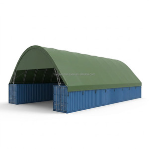 Estructura de Tela para Almacenamiento de Carbón, Búnker, Refugio, Almacén, Carpa Certificada de PVC para Fertilizantes, Acero Galvanizado de Alta Resistencia - Product Image 1