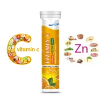 Nieuwe Aangekomen Vitamine C 1000Mg Plus Zink Bruisende Tablet