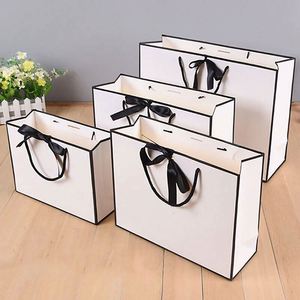 Wholesale OEM <b>Printed</b> Brown Shopping Paper Bag Kraft Packaging Takeaway Carry Paper Bag With Handles - Product Image 4