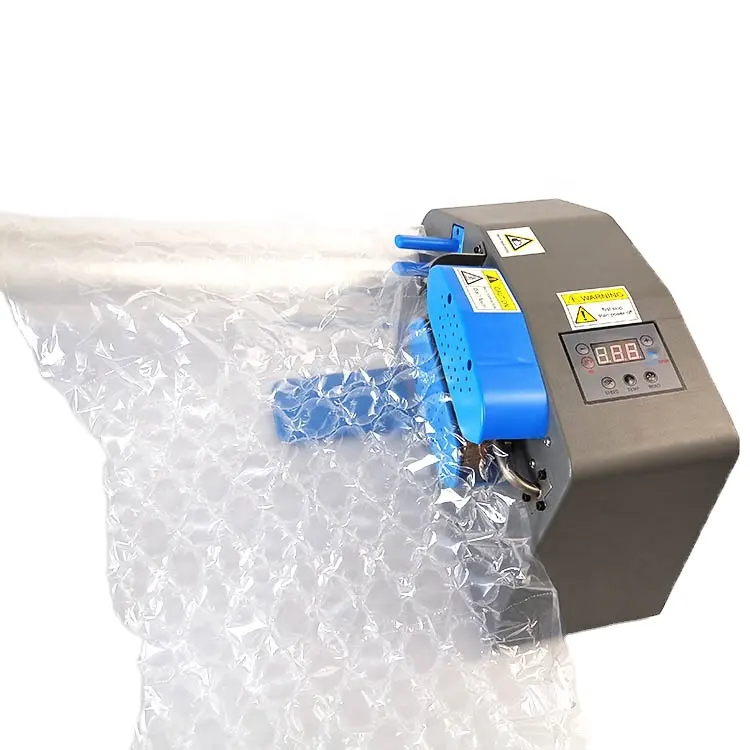CE sertifikalı CQX-12 e-ticaret ürünleri koruyucu Film yastık üreticisi şişme ambalaj kabarcık sarıcı dolum hava yastığı makinesi