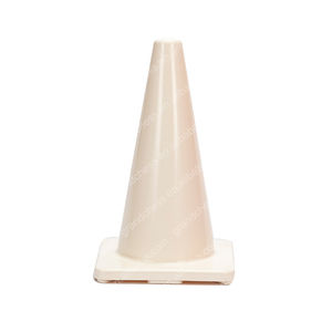 Cono de Tráfico de <span class=keywords><strong>PVC</strong></span> <span class=keywords><strong>Mini</strong></span>, Color Blanco - Product Image 2