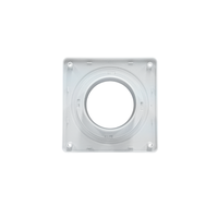 Raccord flexible composite carré-rond pour conduit d'air, connecteur de boîte de distribution d'air, joint de conduit d'évacuation de climatiseur portable