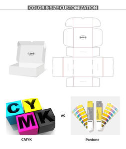 Boîte en carton ondulé blanc de 2 mm avec impression UV de logo personnalisé pour cosmétiques, à ouverture facile et épaissie - Product Image 4