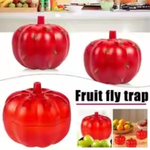 Piège à moucherons et à mouches à motif citrouille, sûr et non toxique, pour la cuisine – Contrôle efficace des mouches des fruits – Vente en gros - Product Image 3