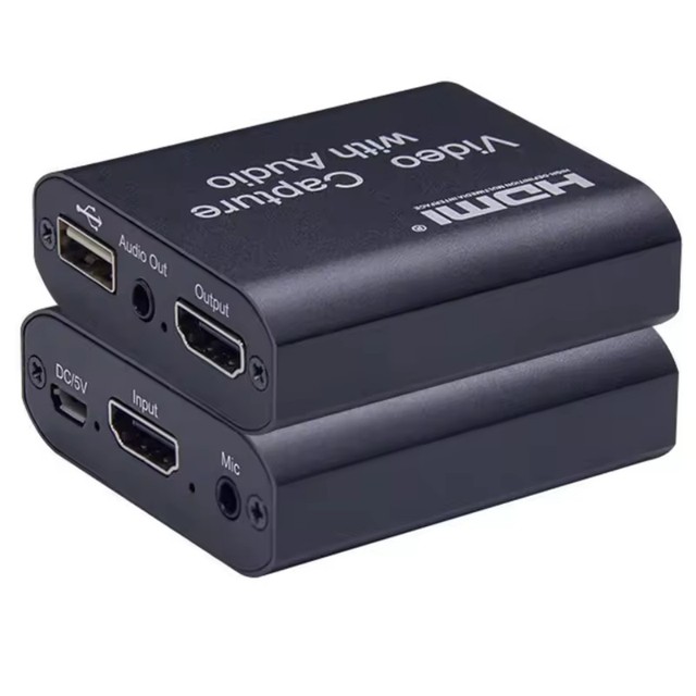 HD 4K to USB 3.0 Video Capture Card for Xbox PS4 Gaming Android Audio Monitor Speaker Applications