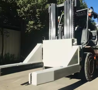 Attache pour chariot élévateur à fourche pour briques en béton