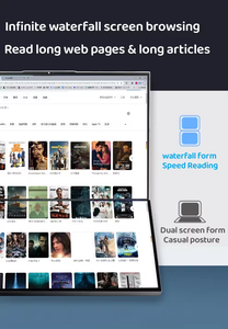 Nueva pantalla doble 16 + 16 pulgadas Dual Touch Laptops <span class=keywords><strong>I5</strong></span> I7 Tactile Metal Portable 2 en 1 Cuadernos de negocios convertibles - Product Image 5