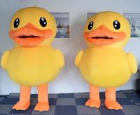 Costume de Mascotte Gonflable Canard Jaune en Coton Chengwei – Tailles 2m et 2.6m – Thème Noël – Modèle Adulte Unisexe QWE1 – Détection par Aiguille