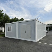 Bâtiment de bureau préfabriqué modulaire et extensible, style ferme, pour dortoir, salle de réunion, atelier portable, garage démontable