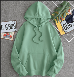 Sudadera de Invierno para Hombre con Capucha, Logo Personalizado Impreso, Color Sólido, 100% Poliéster, Corte Holgado, Antiarrugas, Ecológica, 330g, Manga Larga, ODM - Product Image 4