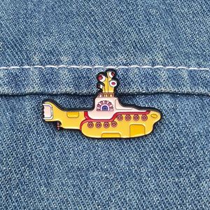 Pin de Esmalte Clásico, Broche de Banda de Rock para Jeans y Bolsos, Pin de Solapa Icónico para los Fans de los <span class=keywords><strong>Beatles</strong></span>, Regalo Musical - Product Image 1